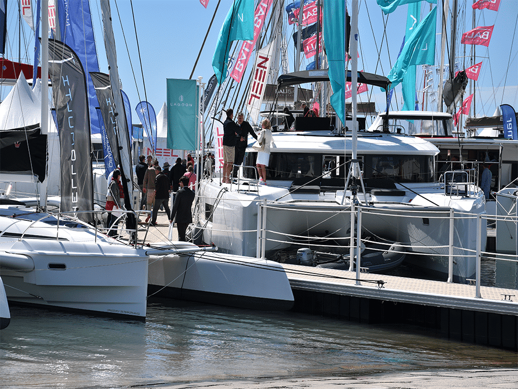 International multihull boat show in the Grande Motte