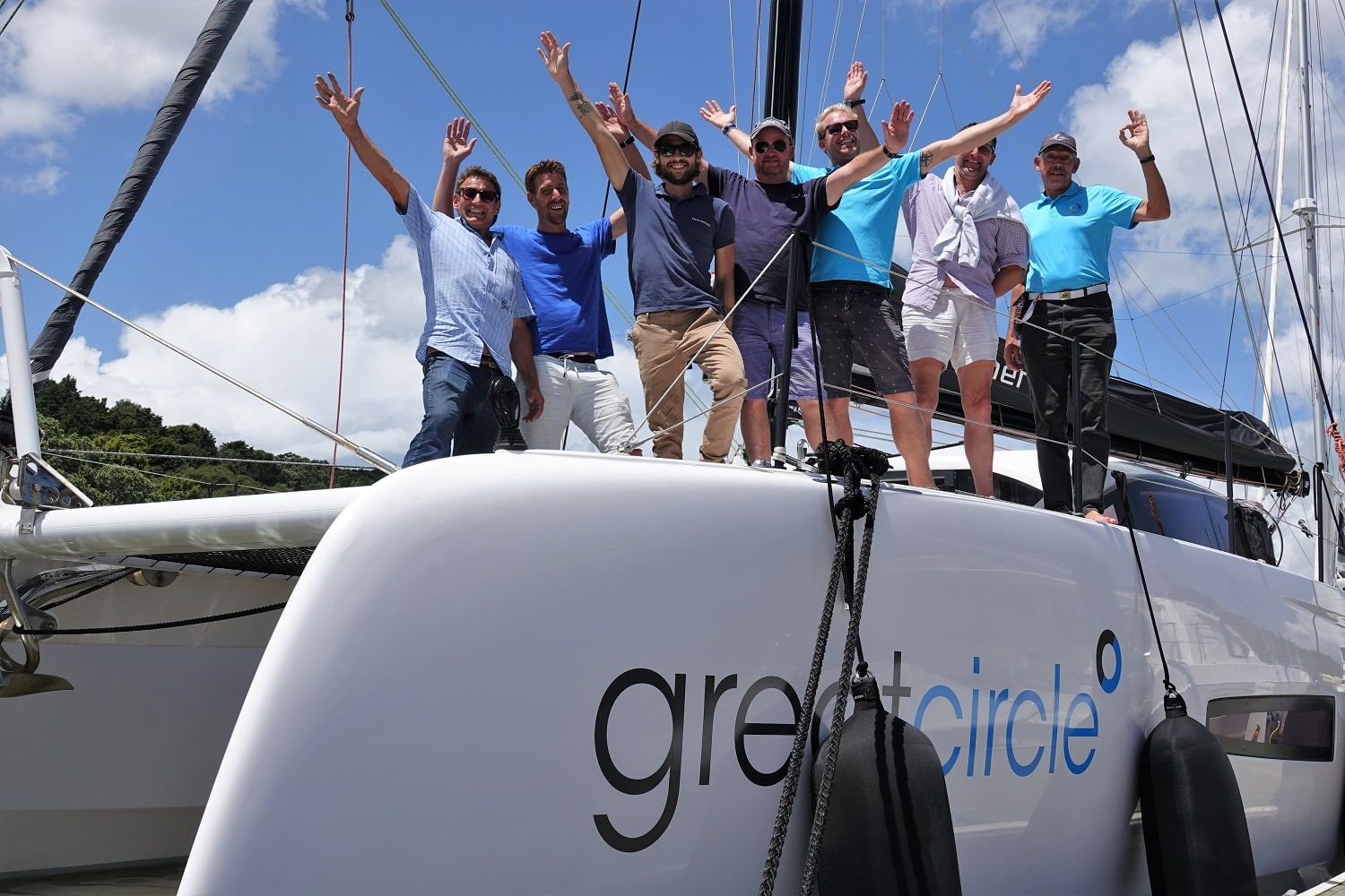 sailing great circle catamaran