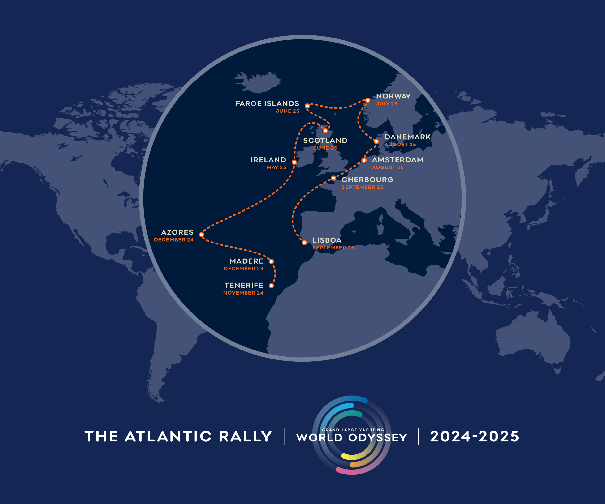 Start Of A New Atlantic Rally In 2024 Outremer   GLYWO Map V58 4 