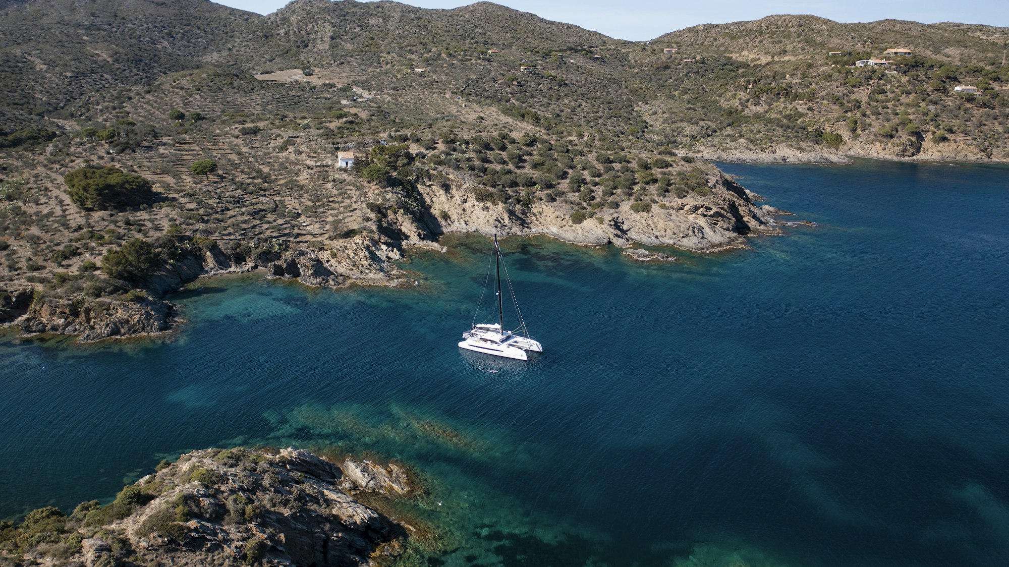 sailing on a catamaran around the world